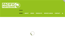 Tablet Screenshot of pacificfertiliser.com